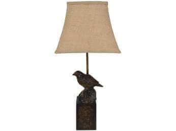Crestview Bird on a Pedestal Table Lamp
