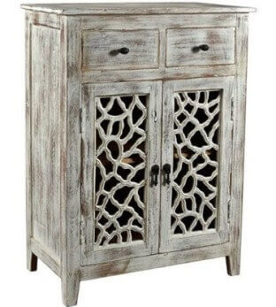 Crestview Bengal Manor Tall Console Cabinet