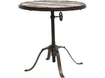 Crestview Ricci Round End Table