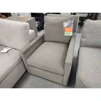 Daly Ash Fabric Swivel Chair