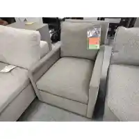 Daly Ash Fabric Swivel Chair