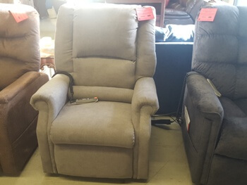 Mega Motion NM101 Lay-Flat Lift Chair in Dove
