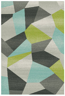 Mohawk Downtown Lagoon 5-3 x 7-10 Area Rug (Metropolitan Collection)