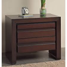 Modus Element Dark Chocolate 2-Drawer Nightstand with Power Supply