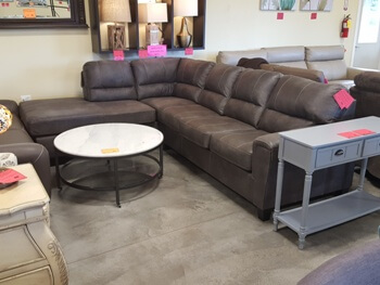 Ashley Northwest Smoke Sectional with Left-Hand Chaise