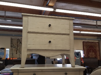 Modus Ella White Wash 2-Drawer Nightstand