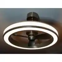 Artika 23-Inch Black Fandelier