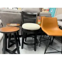 Fletcher Cappuccino & Ivory 24-Inch Swivel Barstool