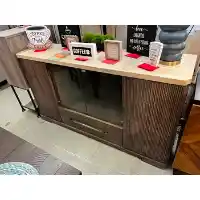 Riverside Frandlyn Stone Top Sideboard with Interior Lighting