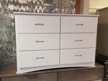 Homelegance Grey 6-Drawer Hardwood Dresser