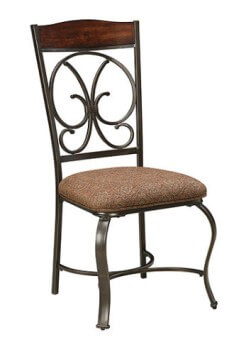 Ashley Glambrey Metal & Wood Side Chairs (set of 2)