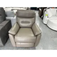 New Club Granite Leather Power Swivel Glider Recliner