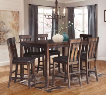 Vilo Home Great Bridge Counter-Height Dining Set with 6 Barstools