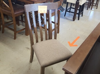 Homelegance Grey Vertical Slat-Back Side Chairs (set of 2)