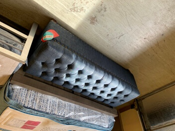 Coaster Charcoal Tweed Lift-Top Storage Bench