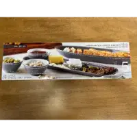 Melamine Grey Serving Set