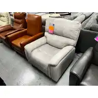 True Innovations Hayden Silver Microsuede Rocker/Recliner