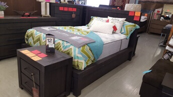 Modus Heath Rustic Basalt Grey Finish Queen Bed