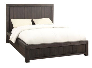Modus Heath Rustic Basalt Grey Finish King Bed
