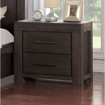 Modus Heath Rustic Basalt Grey Finish Nightstand