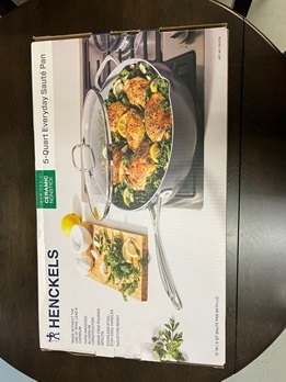 Henckels 5-Quart Ceramic Non-Stick Saute Pan