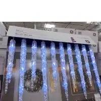 White LED Icicles (Set of 20)