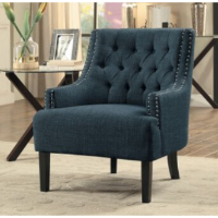 Homelegance Charisma Indigo Accent Chair