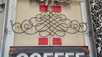 CBK Scrolling Iron Wall Art