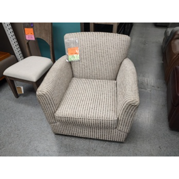 Jonathan Louis Olieroo Sisal Striped Swivel Chair