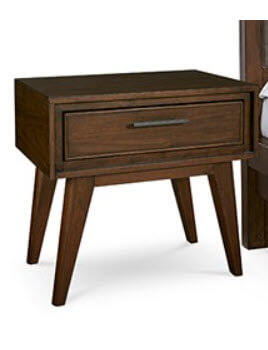 Home Meridian Jollene Espresso Finish 1-Drawer Nightstand