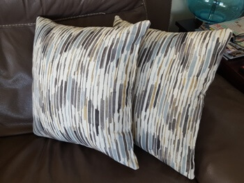 Kelly Ripa Make It Rain Earth Tones Throw Pillow