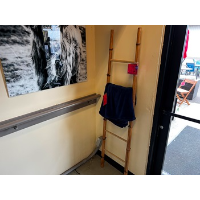 Three Hands 72-Inch Wood Ladder Decor