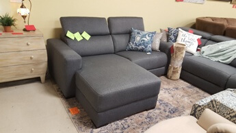Jason Furniture Pocono Slate Fabric Power Reclining 2-Piece Loveseat