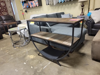 Ashley Lamoney Rounded Console Table (blemish)