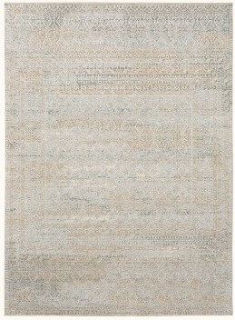 Karastan Solitude Larnaca Dark Grey Cream Area Rug 5 x 7-8