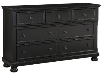 Homelegance Laurelin Black 7-Drawer Dresser