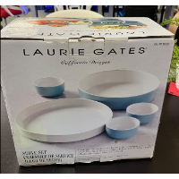 Laurie Gates Blue 5-Piece Serving Set