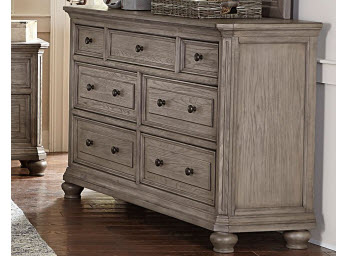 Homelegance Lavonia Distressed Grey 7-Drawer Dresser