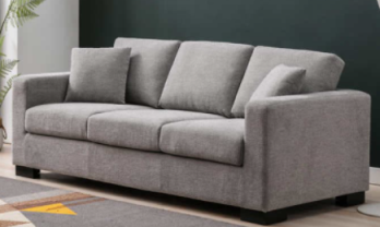 Lennon Grey Fabric Sofa