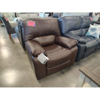 Ashley Lincoln Dark Brown Leather Power Recliner
