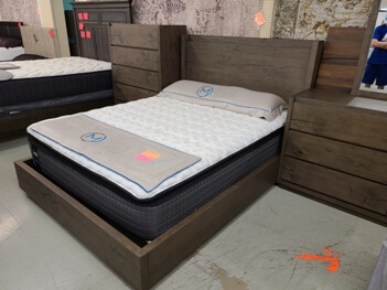 Modus Livia Wood Shadow Grey Queen Bed