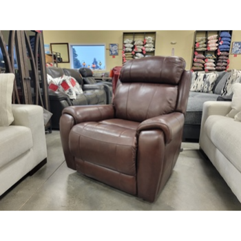 Synergy Livorno Chocolate Leather Power Recliner
