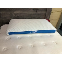 BedTech Blue Ice Low-Loft Gel Memory Foam Pillow