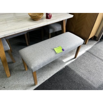 Modus Mabell Dining Bench with Grey Upholstery