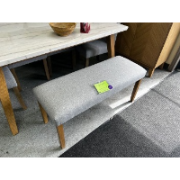 Modus Mabell Dining Bench with Grey Upholstery