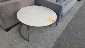 Hammary Monterey Round Marble Top Coffee Table (blemish)