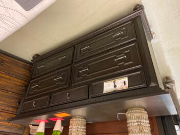 Homelegance Marceline Rustic Cappuccino Finish 7-Drawer Dresser