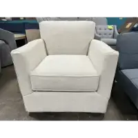 Jonathan Louis Marley Sand Fabric Swivel Chair (blemished)