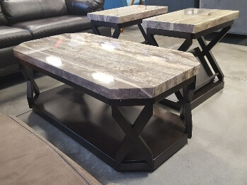 Ashley Radilyn Coffee Table with Faux Marble Top