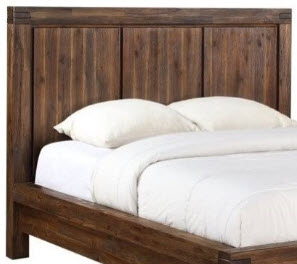 Modus Meadow Brick Brown Hardwood Cal King Headboard